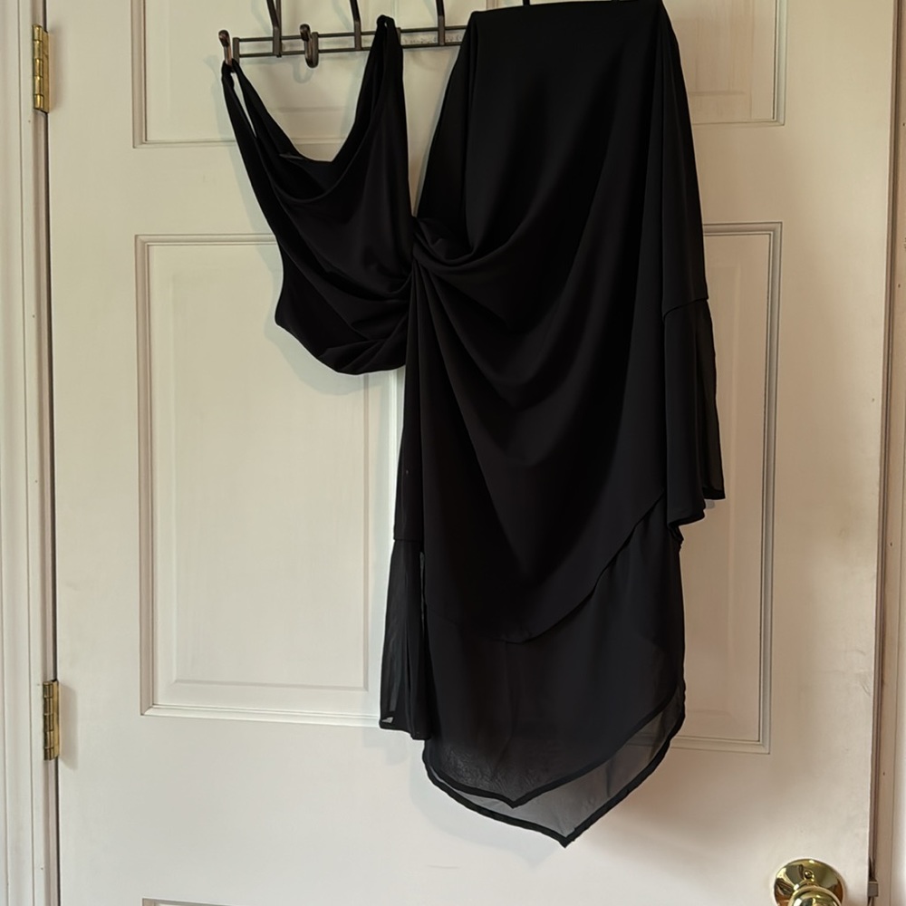 Lane Bryant Black Maxi Dress 18/20. EUC - Picture 2 of 9